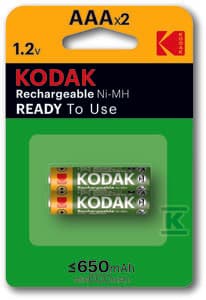 AKUMUL.650MAH NIMH 2XLR3
