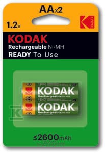 AKUMUL.2600MAH NIMH 2XLR6