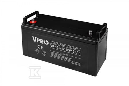 AKUMULATOR AGM VPRO 12V 120AH