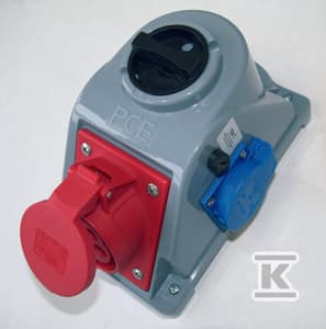 GN.Z WYŁ. 0-1 32A/5P/400V 2X16A/230 IP4