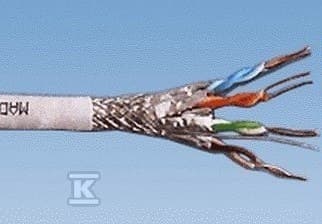 FTP KAT.5E 4X2X24 AWG DRUT C&C/A-LAN