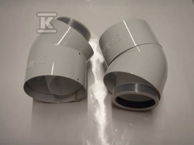 KOLANO 45ST DN80/125 (SZT=2 KOLANKA)