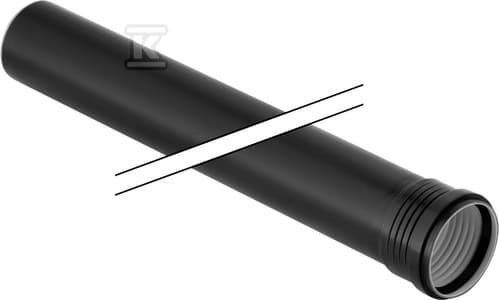 RURA SILENT-PP HT 75X1000 1-KIEL.CZARNA