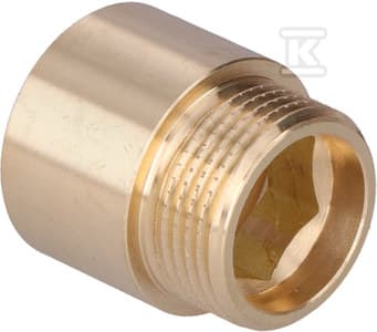 PRZEDŁUŻKA MOSIĘ.3/4" 20MM ŻÓŁTA O