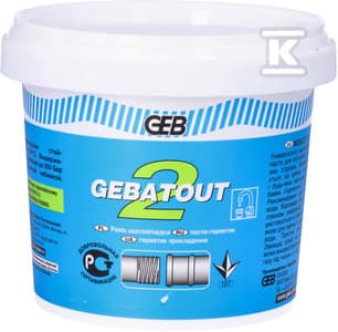 GEBATOUT2 PASTA USCZ INST. WODA/GAZ 500G
